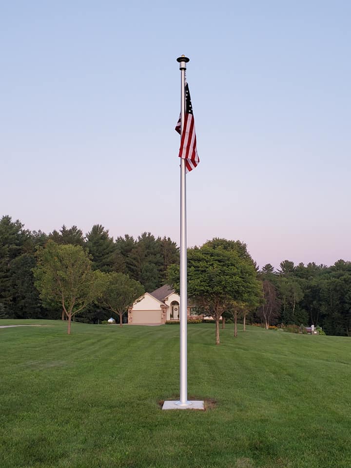 Residential & Commercial Flagpoles, Telescoping Pole-For Sale